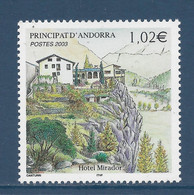 ⭐ Andorre Français - YT N° 579 ** - Neuf Sans Charnière - 2003 ⭐ - Unused Stamps