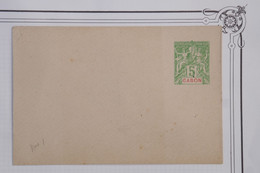 AY11 GABON  COLONIE   BELLE PETITE LETTRE  ENTIER  1900  +  ++NON VOYAGEE+NEUVE - Storia Postale