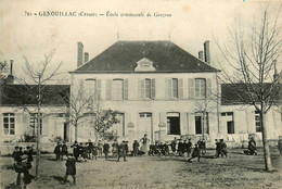 Genouillac * Place Et école Communale De Garçons * Groupe Scolaire - Other & Unclassified