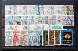 Suisse Switzerland - Les 14 "Signe Zodiaque" Differents + 3 Series Stamps Used - Sammlungen