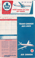 Billet D’avion (115545) Air Canada 1961 - Billetes