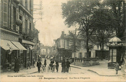 Bergerac * La Rue Neuve D'argenson * Chapellerie RODRIGUE * Pâtisserie * Kiosque à Journaux - Bergerac