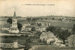 St Pierre De Chignac * Vue Générale Du Village Et église - Autres & Non Classés