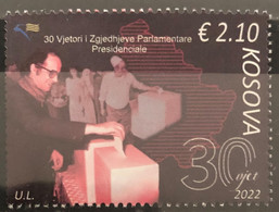 Kosovo, 2022, The 30th Anniversary Of The Direct Presidential And Parliamentary Elections (MNH) - Kosovo