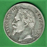 5 FRANCS / NAPOLEON III / 1867 A  / 24.73 G / ARGENT - 5 Francs