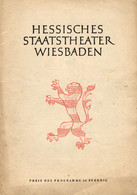 ZXB+ Hessisches Staatstheater Wiesbaden 1951/52 - Theater & Tanz