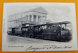 ST-GERMAIN-en-LAYE  _  L'arrivée Du Tramway  -  1902 - St. Germain En Laye (castle)