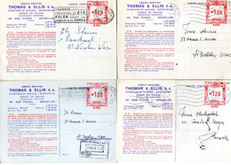 1953/55 45 Kaarten THOMAS & ELLIS S.A. Bruxelles Avis D'arrivée -  Ships CITY OF LONDON - CITY OF BRUSSELS - Ref 9 - ...-1959