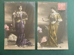 B4 - Rosario Guerrero - Danseuse Espagnole - Lot De 2 CPA - 1906 - Artisti