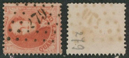 Médaillon Dentelé - N°16 Obl Pt 279 (Lp 279) "Oostmalle" / COBA : R - 1863-1864 Medallions (13/16)