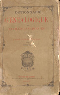 RARE - 1871 - Dictionnaire Généalogique Des Familles Canadiennes Premeir Volume 1698 1700 - - 1801-1900