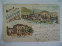 GERMANY - POST CARD GRUSS AUS NECKARGEMUND SENT TO BRAZIL IN 1904 IN THE STATE - Neckargemuend