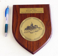 RARE PLAQUE COMMEMORATIVE - ALLEMAGNE - DEUTCHLAND - GERMANY - FS PLANET - BAUJAHR 2004 - HEIMATHAFEN ECKERNFORDE - Bateaux