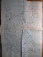 Grande Carte D'Etat-Major DIZY-LE-GROS (02 - Aisne) Publiée En 1918 - 1ère Guerre Mondiale - Carte Geographique