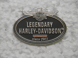 Pin's Moto Legendary HARLEY DAVIDSON Motor Cycles  - Pin Badge Motos - Motorfietsen