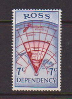 ROSS  DEPENDENCY    1967    7c Red  And  Blue    MH - Ongebruikt