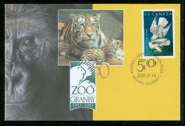 ZOO; Granby; 50 Ans / Years; Audubon; Timbre Scott # 1983 Stamp; Enveloppe Souvenir (9992) - Brieven En Documenten