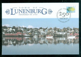 LUNENBURG, Nouvelle-Écosse / Nova Scotia; 250 Ans / Years; Timbre Scott # 1927 Stamp; Enveloppe Souvenir (9993) - Storia Postale