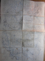 Grande Carte D'Etat-Major BRIMONT (51 - Marne) Publiée En 1918 - 1ère Guerre Mondiale - Carte Geographique