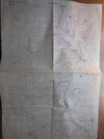 Grande Carte D'Etat-Major SAINT-MIHIEL (55 - Meuse) Publiée En 1918 - 1ère Guerre Mondiale - Cartes Géographiques