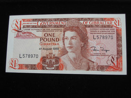 1 One Pound 1988 - GIBRALTAR - Billet Neuf - UNC -  !!!    **** EN  ACHAT IMMEDIAT  **** - Gibraltar