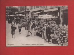 CPA -  Nice  - Marché Aux Fleurs - Markten, Feesten