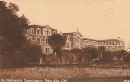 Palo Alto California, St. Patrick's Seminary, C1900s/10s Vintage Postcard - Otros