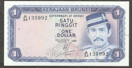 Brunei Darussalam 1 One Ringgit 1986 - 1988 AUNC Crisp - Brunei