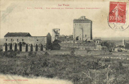 Le Tarn VAOUR Vue Generale Du Chateau Ancienne Commanderie Labouche RV - Vaour