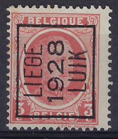 ONBEKEND / INCONNU DUBBELDRUK / IMPRESSION DOUBLE HOUYOUX  Nr. 170F In Positie A LIEGE 1928 LUIK ; Zie Scan ! - Typo Precancels 1922-31 (Houyoux)