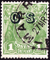 AUSTRALIA 1932 1d Green SGO129 Used - Dienstzegels