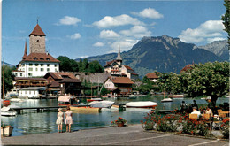 Spiez Am Thunersee Mit Schloss Und Sigriswilergrat (8402) * 15. 6. 1962 - Sigriswil