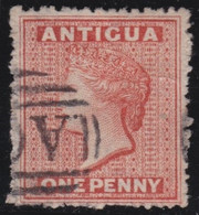 Antigua      .   SG  7 B  Wmk Sideways    .   O      .   Cancelled - 1858-1960 Kolonie Van De Kroon