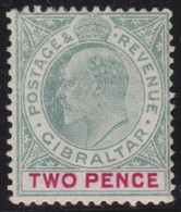 Gibraltar    .    SG   .    58a    .      *      .     Mint-hinged - Gibraltar