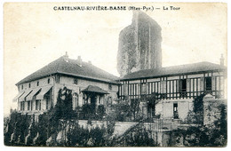 65700 CASTELNAU-RIVIÈRE-BASSE - La Tour, Restes Du Donjon Du Château - Castelnau Riviere Basse