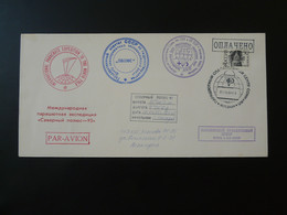 Lettre Cover Parachute Expedition North Pole Polar Post Russie Russia 1993 (ex 1) - Parachutting