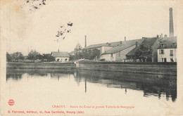 CHAGNY : BASSIN DU CANAL ET GRANDE TUILERIE DE BOURGOGNE - Chagny