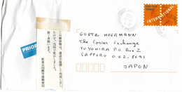 L34342 - Frankreich - 2001 - "International" GAUmschlag VILLEURBANNE-... -> Japan, M. Japan. Aufkleber - Storia Postale