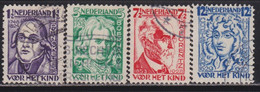 Netherlands 1928, For Children, Used, Michel 218/221 - Gebraucht