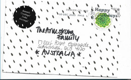 USA698 / Global For Ever, 2017 Nach Australien - Storia Postale