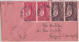 AEF / CONGO ! - 1950 - ENVELOPPE Par AVION De BANGASSOU ! => PERIGUEUX - Covers & Documents