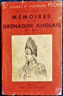 William Lawrence - Mémoires D'un Grenadier Anglais - ( 1791 / 1867 ) - PLON . - Bibliothèque De La Jeunesse