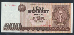 DDR Rosenbg: 365b, Computersatz, Austauschnote, Nicht Ausgegeben Bankfrisch 1985 500 Mark (9810601 - 500 Mark