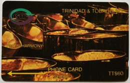 Trinidad Abd Tobago 2CTTC  TT$60 " Pan In Harmony " - Trinidad En Tobago