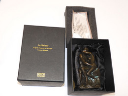 *SUJET LE BAISER DE RODIN BRONZE ATLAS COLLECTON Déco Vitrine E - Art Contemporain