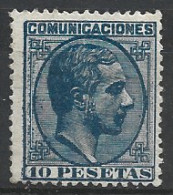 ES199SACF-L4299-TREG.Spain.Espagne .ALFONSO   Xll . 1878 .(Ed 199* ) Con Charnela.Marquillado. .MUY BONITO - Unused Stamps