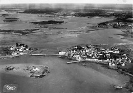 56-SAINT-CADO-EN-BELZ- VUE AERIENNE DU VILLAGE RELIE A L'LE - Otros & Sin Clasificación