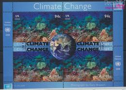 UNO - New York Block30 (kompl.Ausg.) Gestempelt 2008 Klimawandel (9808474 - Used Stamps