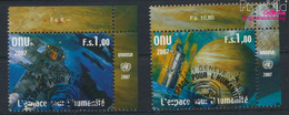 UNO - Genf 584-585 (kompl.Ausg.) Gestempelt 2007 Weltraumfahrt (9808740 - Oblitérés