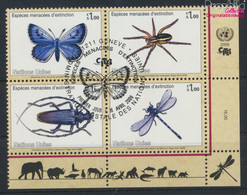 UNO - Genf 640-643 Viererblock (kompl.Ausg.) Gestempelt 2009 Insekten Und Spinnentiere (9808730 - Oblitérés